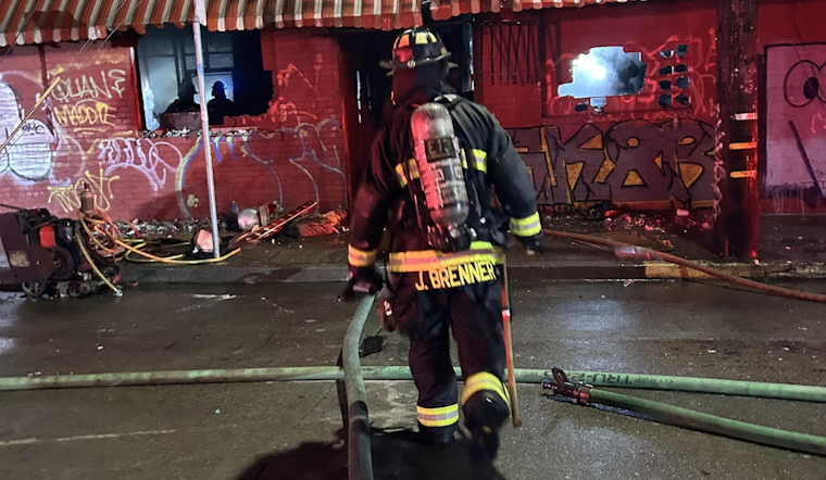 Oakland Firefighters Quell Major Warehouse Fire on San Leandro Street, No Injuries Reported