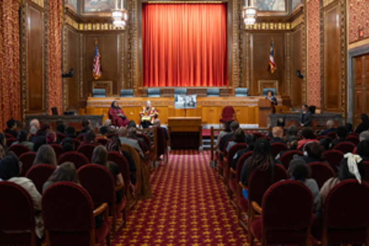 Ohio Supreme Court Honors Tuskegee Airmen Legacy with Columbus Students During Black History Month Event