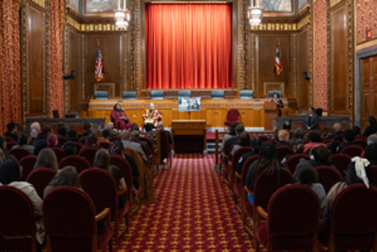 Ohio Supreme Court Honors Tuskegee Airmen Legacy with Columbus Students During Black History Month Event