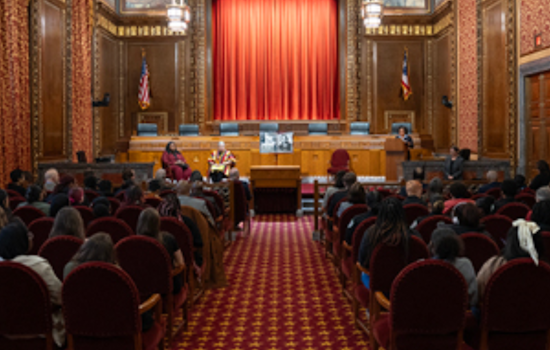Ohio Supreme Court Honors Tuskegee Airmen Legacy with Columbus Students During Black History Month Event