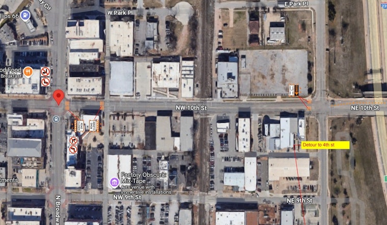 Oklahoma City Announces Key Downtown Road Closures; Commuters Advised to Seek Alternative Routes