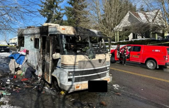 One Dead, Another Critically Injured in Everett RV Fire; Investigation Underway