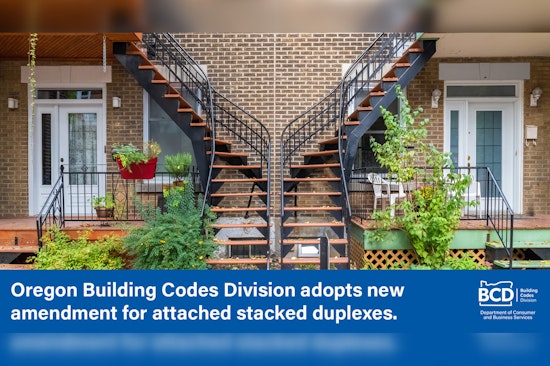 Oregon Building Codes Division Unveils New Duplex Code to Boost Affordable Housing