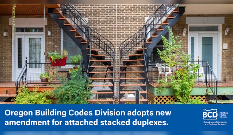 Oregon Building Codes Division Unveils New Duplex Code to Boost