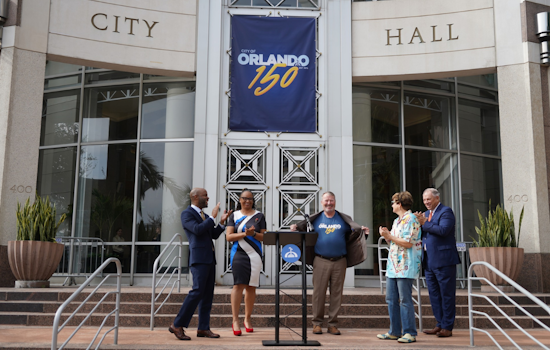 Orlando Kicks Off Year-Long Sesquicentennial Celebration with Banner Unveiling and Community Engagement