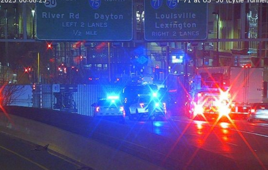 Overturned Semi-Truck Causes Widespread Traffic Delays in Downtown Cincinnati