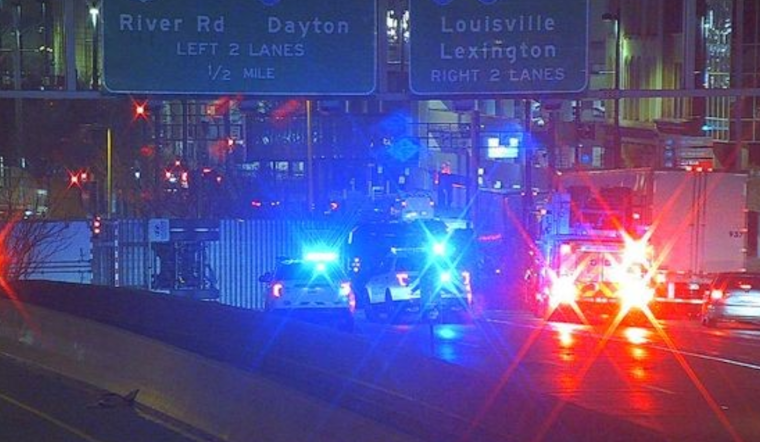Overturned Semi-Truck Causes Widespread Traffic Delays in Downtown Cincinnati