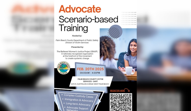 Palm Beach County Enhances Advocate Support with Specialized Domestic Violence Training Session
