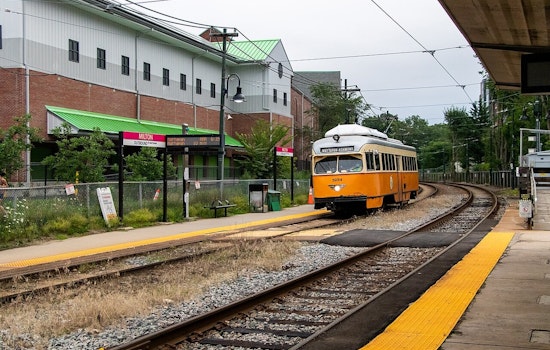 Passengers and Driver Rescued by Raft from Flooded MBTA Mattapan Trolley in Milton