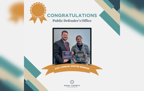 Pinal County Public Defenders Honored with Prestigious Arizona Criminal Justice Awards
