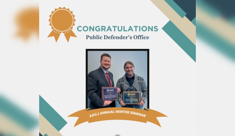 Pinal County Public Defenders Honored with Prestigious Arizona Criminal Justice Awards