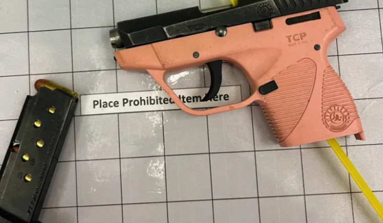 Pink Handgun Seized at Pittsburgh International Airport, Traveler Faces Heavy Fines
