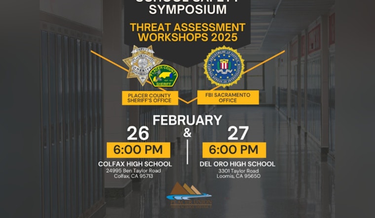 Placer County Sheriff's Office Partners with FBI to Host School Safety Symposia in Sacramento Area