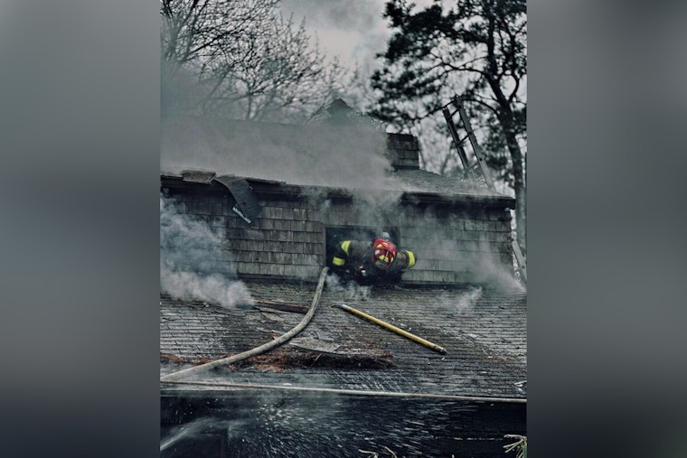 Plymouth Firefighters Tackle Pams St. House Blaze Despite Hydrant Challenges, No Injuries Reported