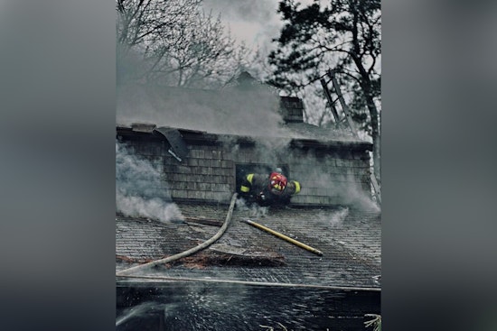 Plymouth Firefighters Tackle Pams St. House Blaze Despite Hydrant Challenges, No Injuries Reported