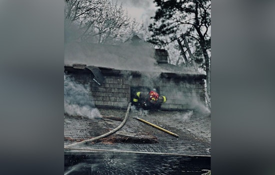 Plymouth Firefighters Tackle Pams St. House Blaze Despite Hydrant Challenges, No Injuries Reported