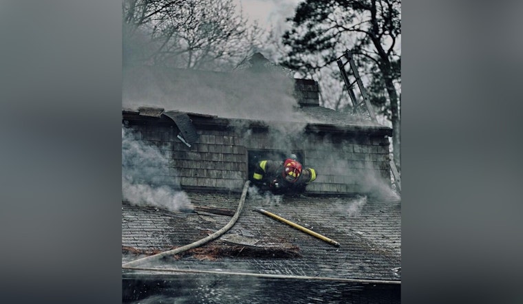 Plymouth Firefighters Tackle Pams St. House Blaze Despite Hydrant Challenges, No Injuries Reported
