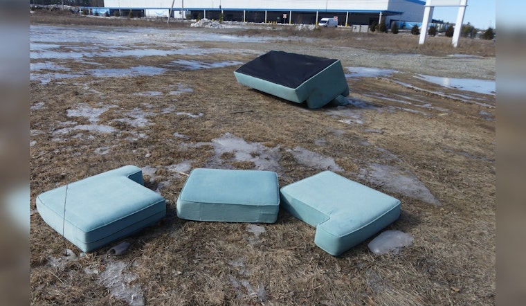 Plymouth Police Seek Public's Help to Combat Illegal Dumping After Sofa Abandoned on Prestige Way