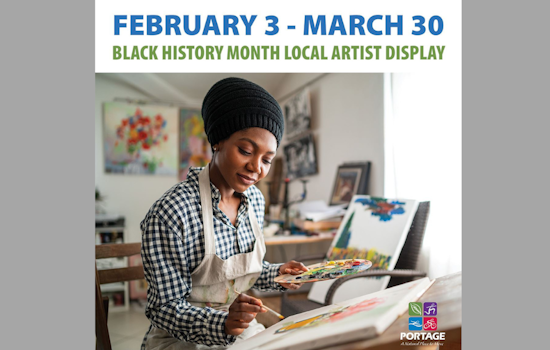 Portage City Hall Hosts "A Pathway to the Process" Celebrating Black History Month with Artist Sharmane Flanders' Work
