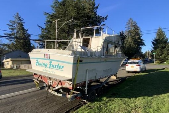 Portland Authorities Set to Seize "Flying Fuster" Boat for Unauthorized Parking, Owner Faces Fines and Seizure