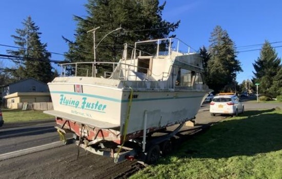 Portland Authorities Set to Seize "Flying Fuster" Boat for Unauthorized Parking, Owner Faces Fines and Seizure