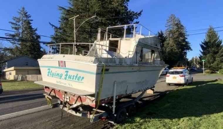 Portland Authorities Set to Seize "Flying Fuster" Boat for Unauthorized Parking, Owner Faces Fines and Seizure