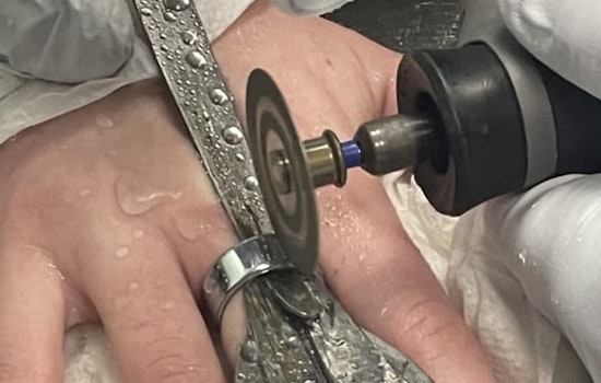 Portland Firefighters Employ Diamond-Tipped Blade to Remove Stuck High-Tech Ring