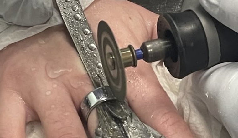 Portland Firefighters Employ Diamond-Tipped Blade to Remove Stuck High-Tech Ring