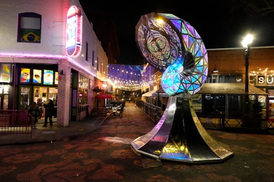 Portland's Winter Light Festival Returns to Illuminate City Plazas with Vibrant Installations