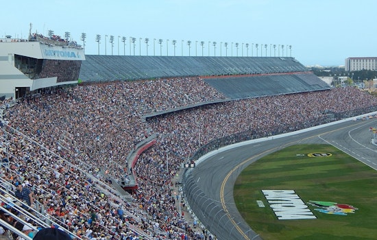 President Hails Daytona 500 as "Great American Race" and Honors Armed Forces in Patriotic Tribute at Daytona Beach