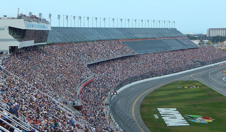 President Hails Daytona 500 as "Great American Race" and Honors Armed Forces in Patriotic Tribute at Daytona Beach