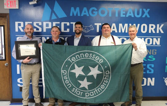 Pulaski's Magotteaux Joins Elite Tennessee Green Star Partnership for Sustainability Efforts