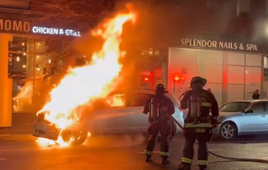 Quick Action by DC Firefighters Extinguishes Car Blaze in Southwest DC, No Injuries Reported