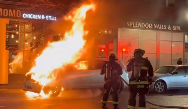 Quick Action by DC Firefighters Extinguishes Car Blaze in Southwest DC, No Injuries Reported