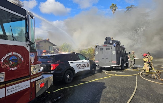 Rancho Cordova Standoff Ends in Arrest After Suspect Sets Neighbor's Vehicle and Own Home on Fire