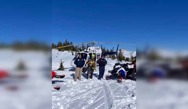 Rapid Response by El Dorado Fire and CHP Averts Tragedy in Round Top Mountain Avalanche