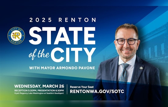 Renton Mayor Armondo Pavone to Host 2025 State of the City Address at Hyatt Regency Lake Washington