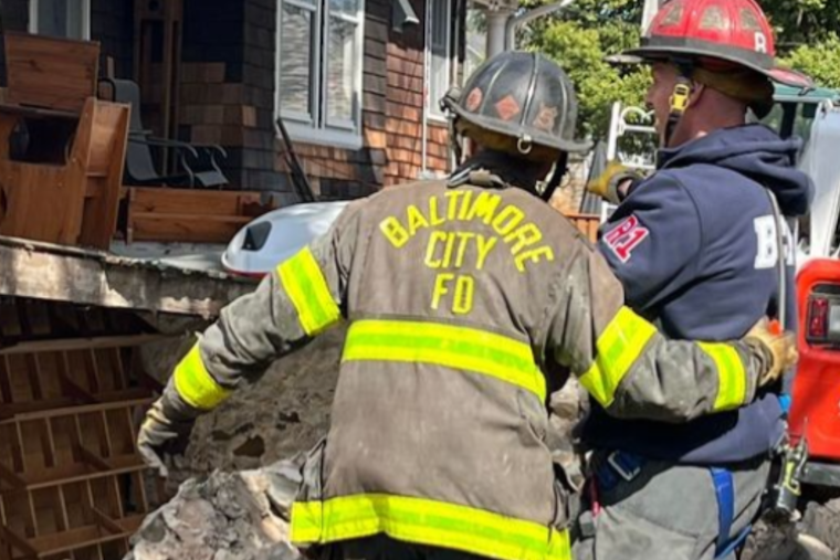 Rescue Efforts Underway for Two Workers Trapped in Catonsville Trench Collapse