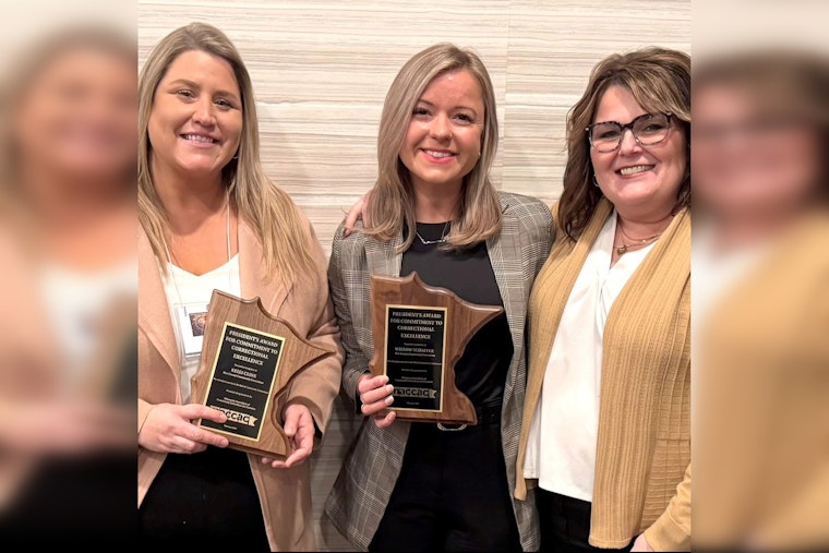 Rice County Probation Officers Honored with MACCAC Presidents Award for Excellence in Serving Justice-Involved Women