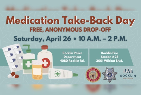 Rocklin Joins National Effort to Combat Prescription Drug Abuse with Take Back Day Initiative