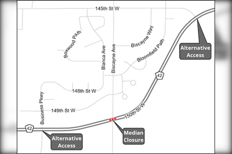 Rosemount to Enhance Road Safety at County Road 42 and Biscayne Avenue With New Traffic Measures