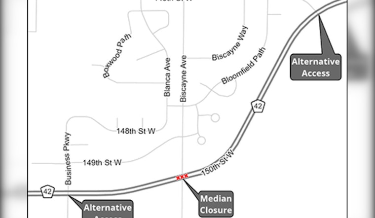 Rosemount to Enhance Road Safety at County Road 42 and Biscayne Avenue With New Traffic Measures