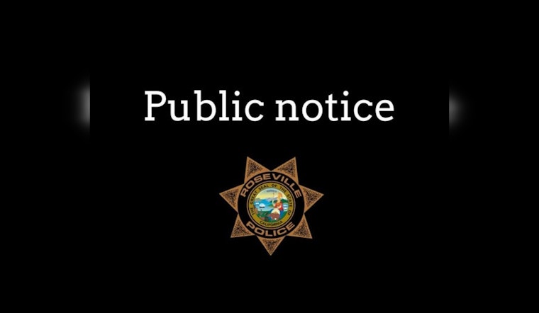 Roseville Police Department Embraces Transparency, Hosting Community Meeting on Military Equipment Use
