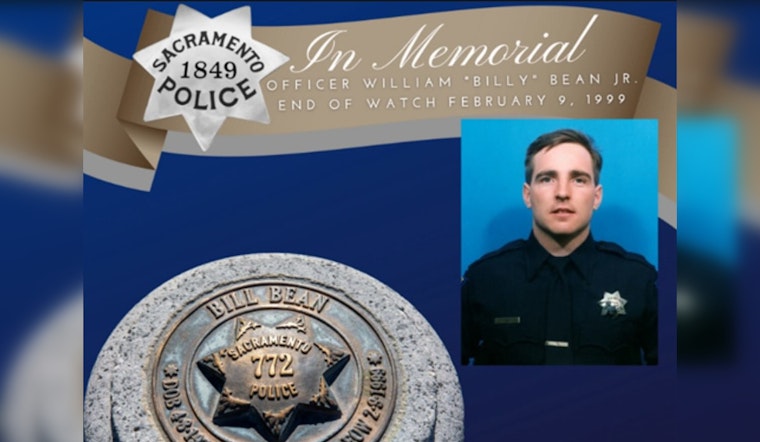 Sacramento Police Department Honors Legacy of Fallen Officer William Bean Jr. on 26th Anniversary of His Passing