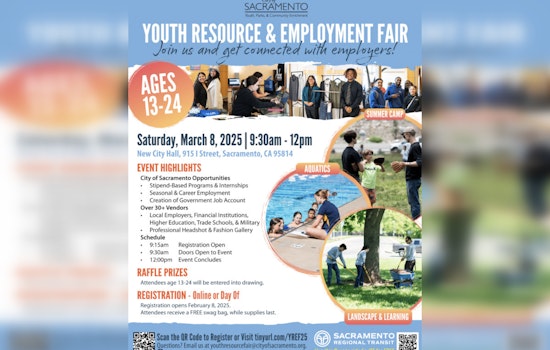 Sacramento to Host Youth Resource & Employment Fair on March 8 at City Hall