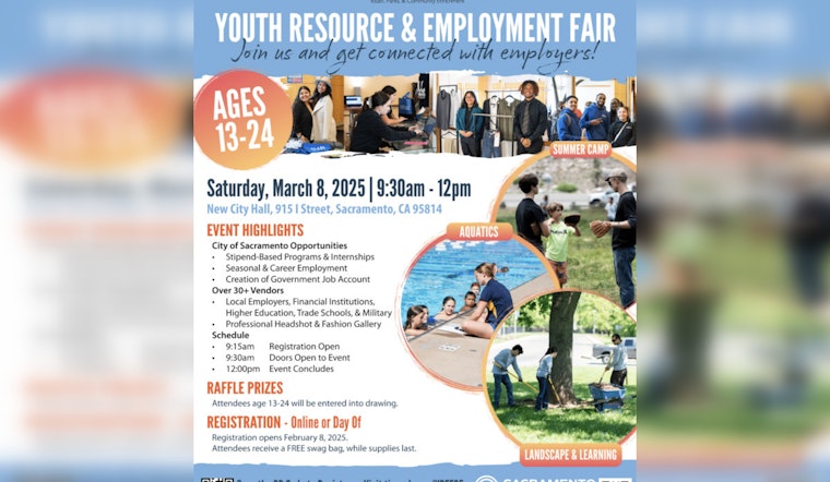 Sacramento to Host Youth Resource & Employment Fair on March 8 at City Hall