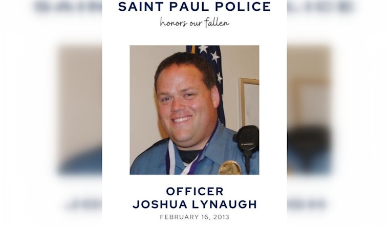 Saint Paul Police Department Honors Legacy of Fallen Officer Joshua Lynaugh on 12th Anniversary of His Passing