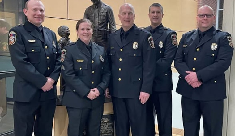 Samantha "Sam" Valerius Sworn In as New Sergeant of Maple Grove Police Department