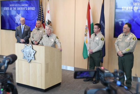San Diego Sheriff Martinez Touts Successes in Crime Reduction and Safety Improvements during Tenure
