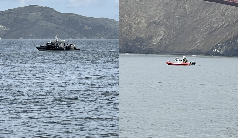 San Francisco Surfer Rescued by SFFD and SFPD After Surfboard Splits in Aggressive Waves Near Fort Point
